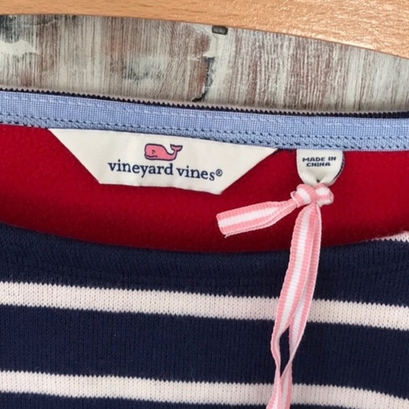 Vineyard Vines Striped Double Face Pullover - Picture 5 of 7